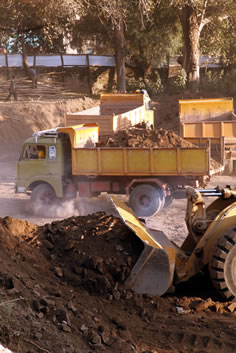 Digger used in Excavations, Aksum