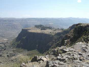 View from the summit of Magdala